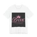 Baddie Crown Tee — Pink Glam "Baddie" Graphic T-Shirt